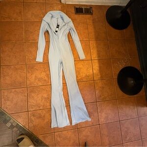 Fashion Nova Light Blue Jumpsuit